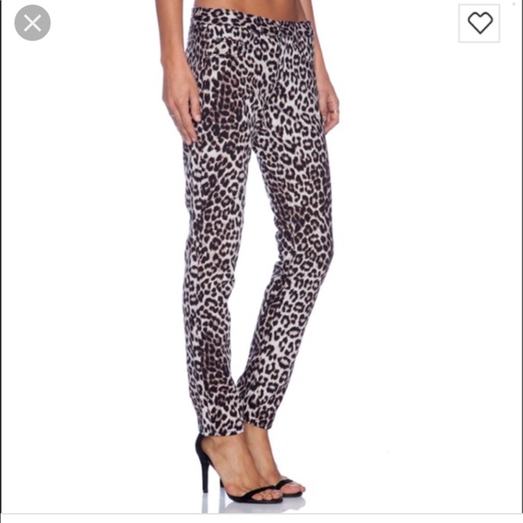 NWT rag & bone leopard print boyfriend jeans 24 - Picture 6 of 8